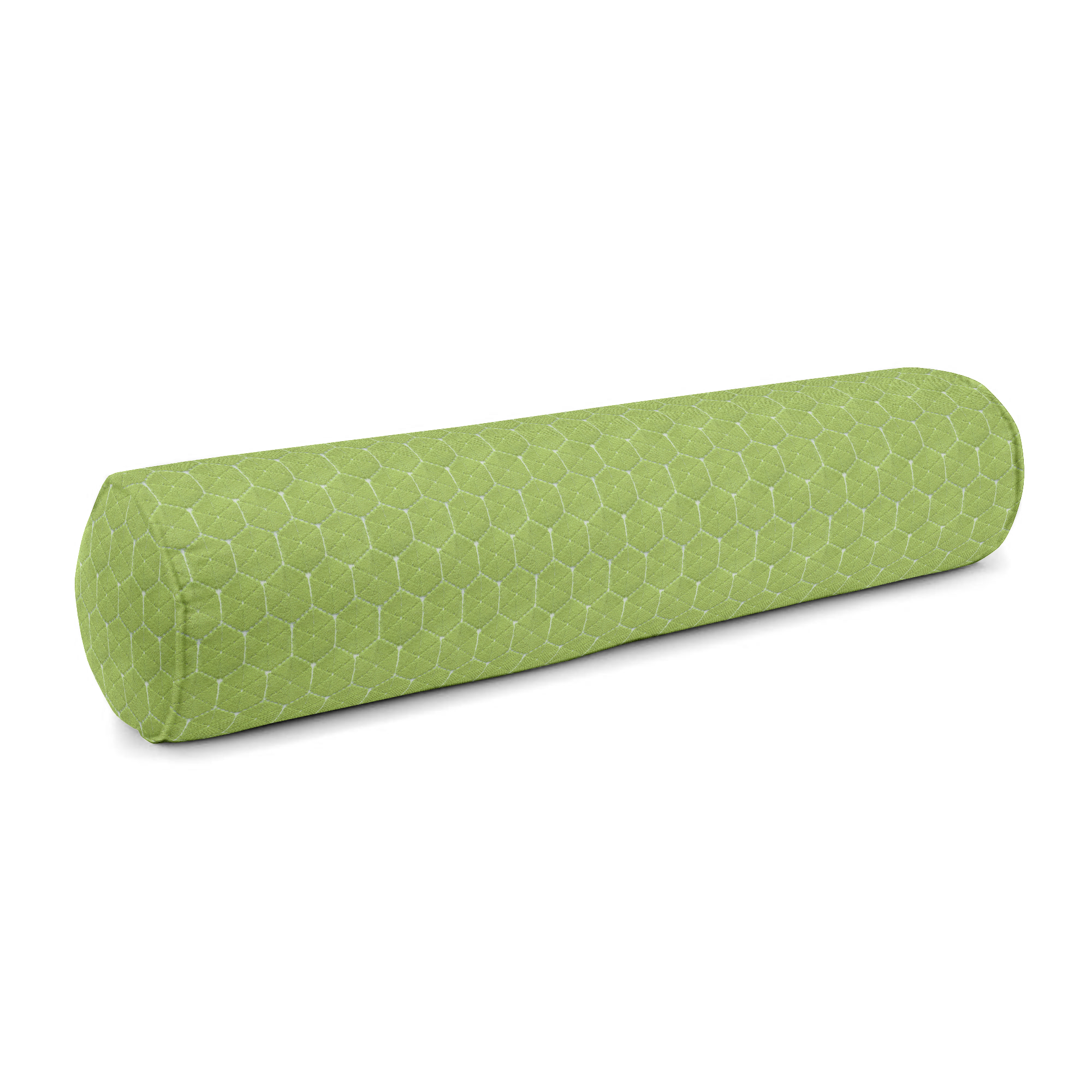 Green bolster pillow deals