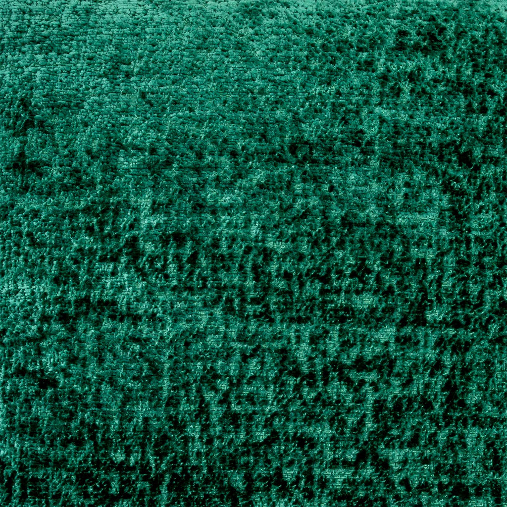 Solid lustrous green fabric detail