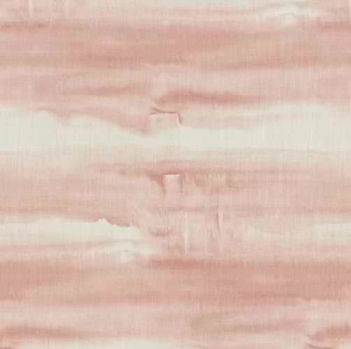 Blush and white abstract print fabric detail